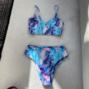 Marble bikini set